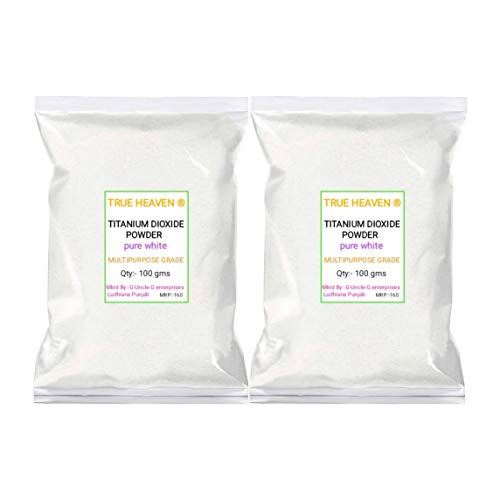 Titanium Dioxide powder pure white multipurpose quality 100gms×2=200 gms