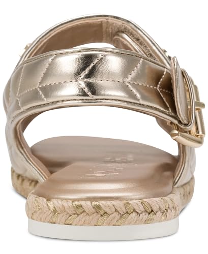 Image of KARL LAGERFELD Women's Charlay Double Strap Sandal With Pin Embellishments