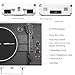 Vintage Suitcase Record Player - 3-Speed LP Turntable with Belt-Drive, Bluetooth Vinyl Player, Built-in Speakers, Auto-Stop, Bass Control, Retro Design, Headphone/RCA/AUX Outputs + Extra Stylus & Mat