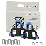 BUCKLOS SPD SL Cleats for Road Bike Cycling Shoes Compatible...