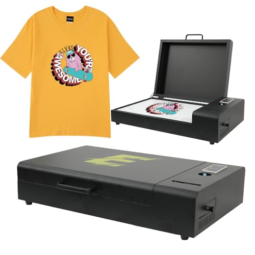 A3 DTF Curing Oven with Temperature Control for Heat Transfer Printing for T-Shits, Black DTF Oven Corresponds A3 A4 Printer for Curing Transfer Film