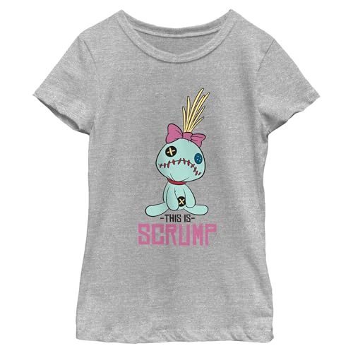 Disney Lilo & Stitch This is Scrump Girl's Heather Crew Tee
