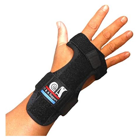 IRUFA, WS-OS-20, New 3D Breathable Patented Fabric RSI Night Wrist Splint, Night Wrist Sleep Support for Carpal Tunnel, Tendonitis, Wrist Pain, Sprains, Adjustable Cover