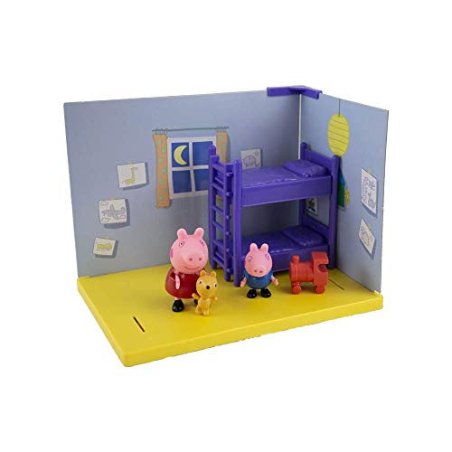 Peppa Pig - Cenário Sortidos Quarto - Peppa e George - Sunny