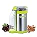Augosma Macinacaffè Elettrico con Lama in Acciaio Inossidabile, Macina Spezie Elettrico per Cereali, Spezie, Erbe, Noci, Capacità 50 g Macinino Caffè, Interruttore di Sicurezza del Coperchio, Verde