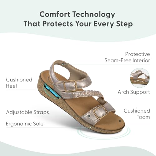 Orthopedic Women's Orthopedic Leather Chloe Sandals3