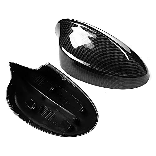 Couverture de rétroviseur style fibre de carbone pour BMW E90 2005-2007