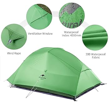Naturehike テント Cloudup３ Cloud Up 3-Person Lightweight Backpacking Tent | Naturehike