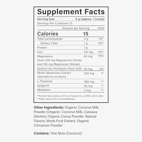 Beam Dream Sleep Powder, L-Theanine, Apigenin, Reishi and Magnesium, Third Party Tested Natural Sleep Aid & Sleep Supplement for Deep Sleep, Relaxation and Recovery, Natural Sleep Support, 22 Servings - Thumbnail 7
