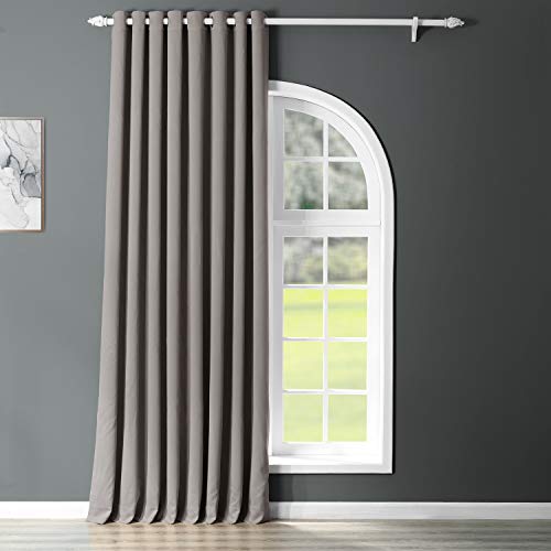 HPD Half Price Drapes Grommet Extra Wide Room Darkening Curtains for Living Room 100 X 120, BOCH-174402-120-GRDW (1 Panel) Neutral Grey