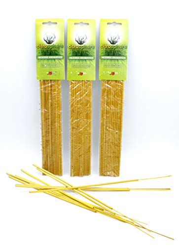 Velas Pinçart Pack de Incienso de citronela (12 Varillas) x 3
