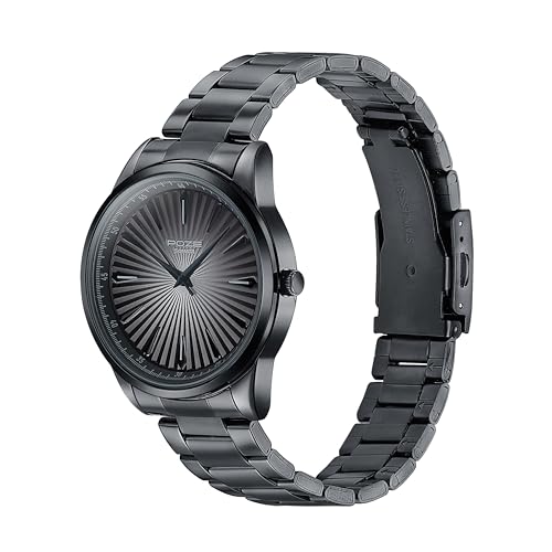 Image of Sonata Poze Analog Quartz Gun Dial Watch for Men