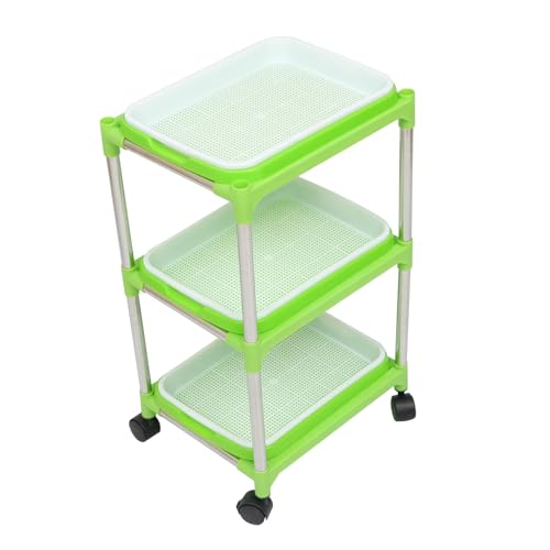 LEDMOMO 1 セット 3 植栽トレーセット parcels パッケージ 発芽キット 土を使わない栽培者 トレイキット 棚付き ウトトロパゲータートレイ 発芽トレイ ステンレス鋼