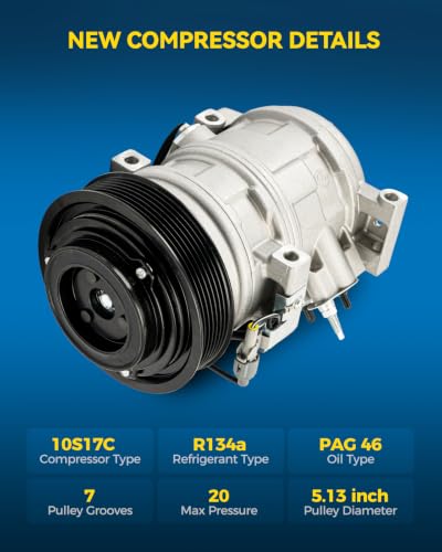 Image of PHILTOP 8841042040 NEW AC Compressor for Highlander 2001-2007 2.4L