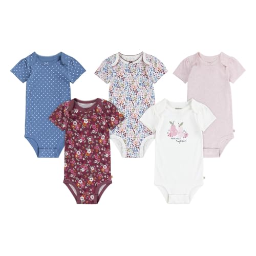 Huggies® Bodies Everyday (5-Pack) - Huggies Little Hugs - Baby Girls - Bodysuit - Multicolor - 3 meses - Unisex - Manga corta - Cuello redondo