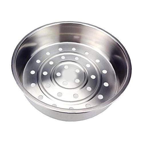 Dampfgarer Edelstahldampfer Reiskocher Dampfkorb Gemüse Obst Abflusskorb Gadget (Größe: M)