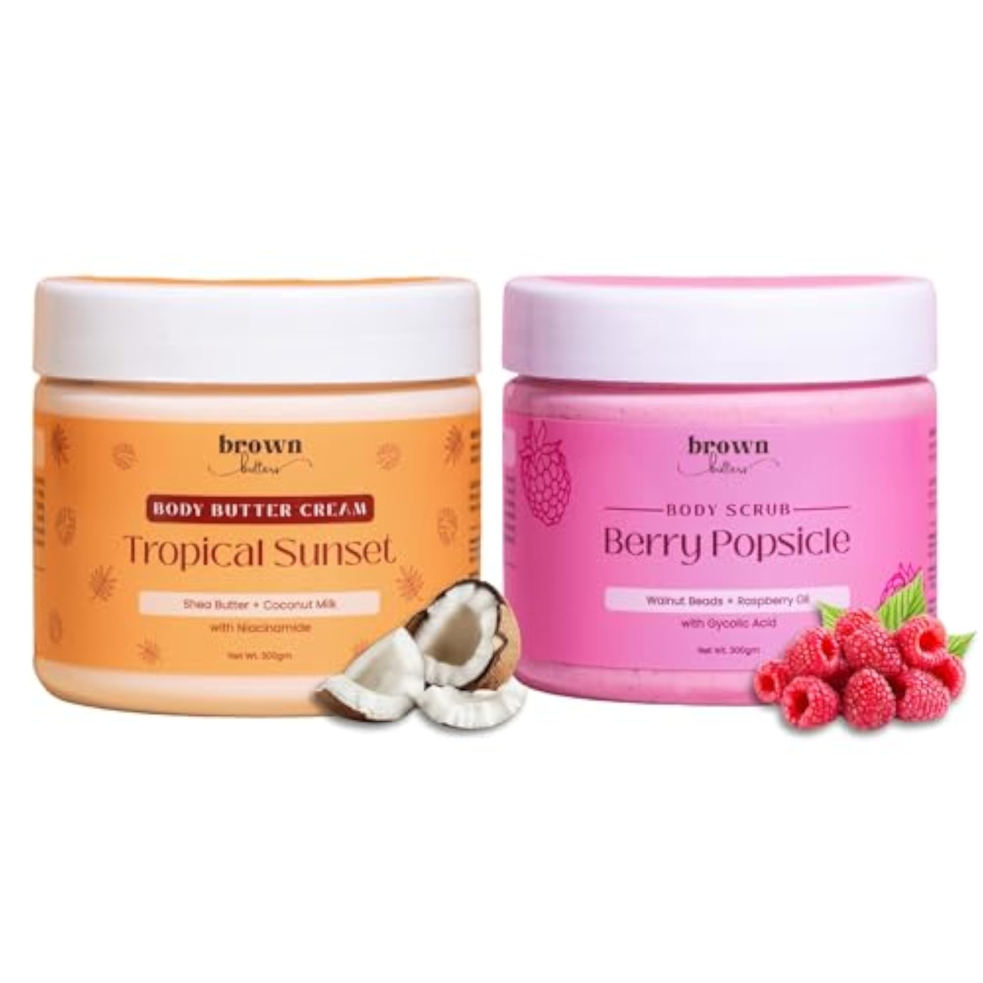 Tropical Glow Set with Body Butter and Exfoliating Scrub