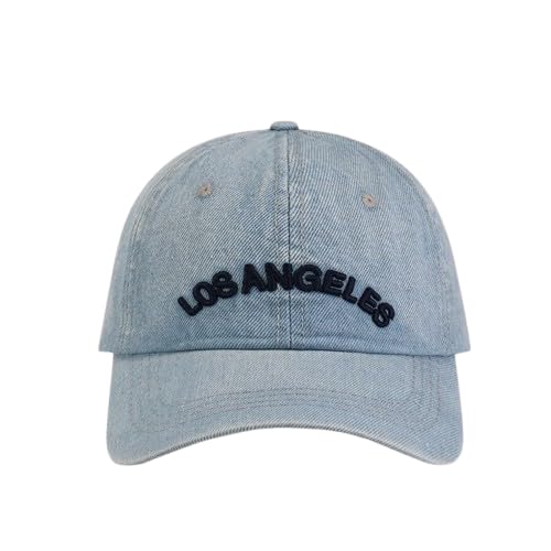 Handcuffs Unisex Baseball Cap Los Angeles Embroidery Denim Cap Sun Hat with Adjustable Snapback | Caps & Hats | Stylish Topi | Casual Hat-image-26