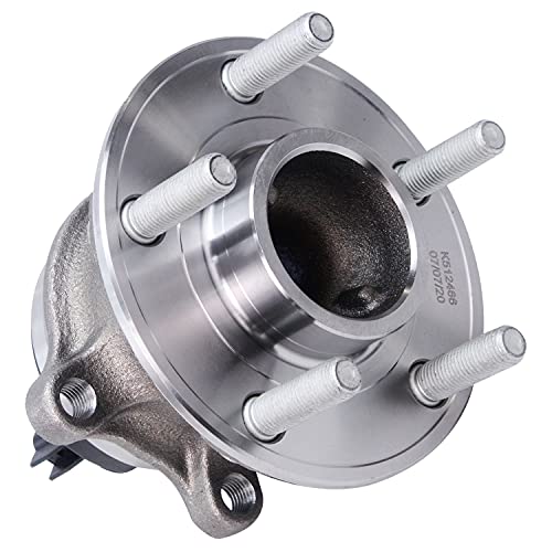 Image of Detroit Axle - 2 Rear Wheel Bearing Hubs for 2012-2018 Ford Focus, Replacement 2013 2014 2015 2016 2017 Focus Wheel Bearing and Hubs Assembly [Without Active Park Assist]