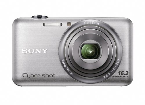 Sony DSCWX7 Cyber-Shot – Cámara fotográfica Digital (16,2 MP, Zoom óptico de 5X, Pantalla LCD de 2,8 Pulgadas), Color Plateado