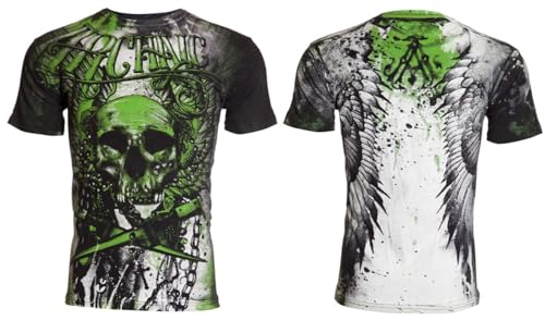 Archaic by Affliction Men's T-Shirt CADAVEROUS Black2