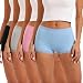 Marvmys Damen Boxershorts Baumwolle Unterwäsche Atmungsaktiv Bequem Weich Mittelhohe Panties Multipack S-XXL