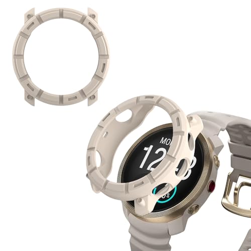 For POLAR Vantage M3 �P�[�X YILLIONS �ی�J�o�[ �P�[�X �V���J�Q���f�� �h�C�菝 �S�ʕی� �����ȒP ���ϋv �h�Ռ� POLAR Vantage M3 �J�o�[ (�A�C�{���[�z���C�g)