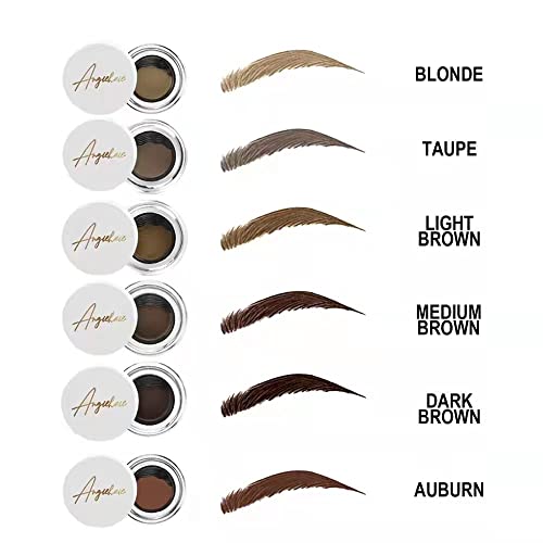 Eyebrow Stamp Stencil Kit for Women Dark Brown, Waterproof & Smudge-Proof Brow Set with 24 Reusable Shaping Stencils, Long-Lasting Pomade & Eyebrow Sealer – Great for Older Women - Thumbnail 3