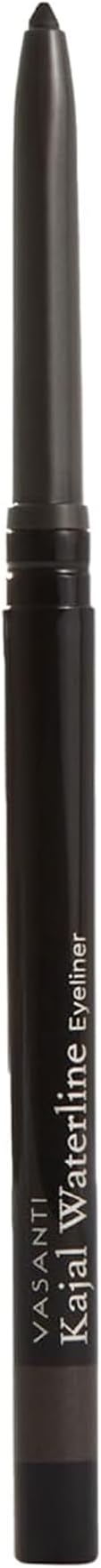 VASANTI Kajal Waterline Eyeliner Pencil - Long-lasting, Waterproof, Smudge-proof, Safe for Sensitive Eyes, Waterline Eye Liner - Opthalmologist Approved and Tested (Rich Brown)