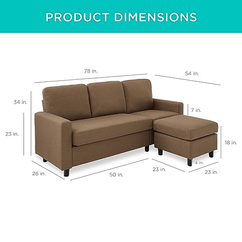 Best Choice Products SKY6942 Upholstered Sectional Sofa thumb #2