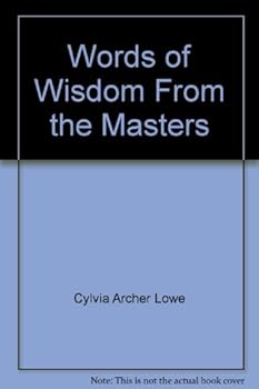 Paperback Words of Wisdom From the Masters Book