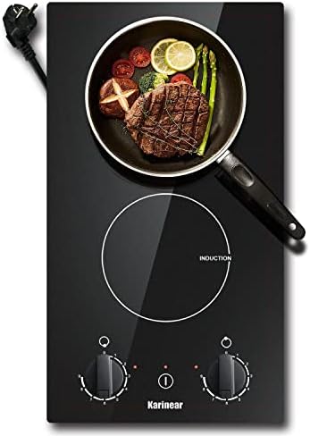 Bild 25 - Karinear Induktionskochfeld mit Dunstabzug, Kochfeld Autarkes, 7200W Induktionsfeld mit 145W Dunstabzug, Booster, Timer, Pause, Touch-Steuerung, 220-240V, Kein Stecker