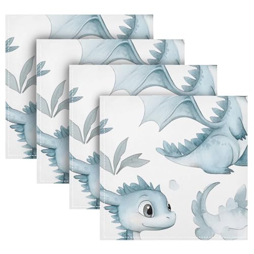 Servilletas de Tela Qilmy 20 x 20 Pulgadas Pack x4 miniatura 5