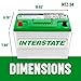 Interstate Batteries Automotive Battery 12V 63Ah (Group 34) 800CCA SLI Pure Lead AGM Automobile Replacement Battery for Cars, SUVs, Sedans, Trucks, Vans (MTZ-34)