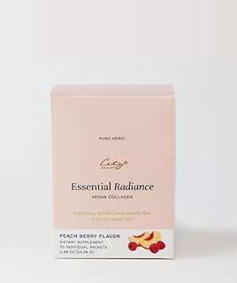 City Beauty Essential Radiance Collagen Boosting Blend - Vegan Dietary Supplement - Supports Collagen Production - Solution for Skin, Hair, and Nails - Anti-Aging Beauty Supplement