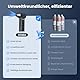 EUKI Elektrisches Staubgebläse, 3-Gang 130.000 U/min Druckluft, 5000mAh Akku, USB-C Schnellladung, Compressed Air Duster, für Computer, Tastatur, Outdoor, Haus und Auto