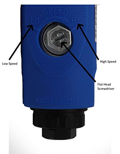 1/4" Air Die Grinder Tool, High Power Motor 0.5 Hp, 22,00 Rpm, 3" Extension, Sumake (St-P7733L-3) #TOP2