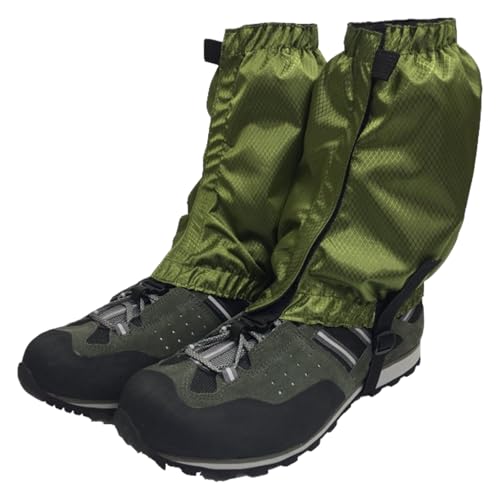 mioosho Boot Gaiters Hiking Shoe Gaiters Adjustable Gaiters for Men Women Waterproof Snow Ski Gaiters Snowshoeing