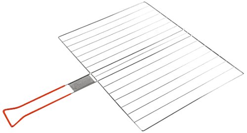 LAGUIOLE 5PIC012LG Grille de Cuisson Simple Rectangulaire avec Manche PVC Acier 30 x 40 cm