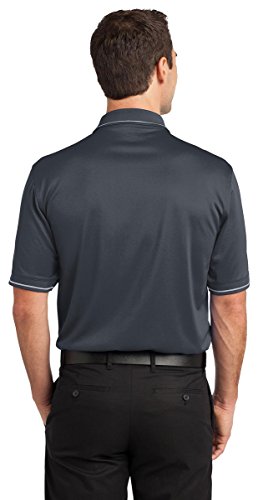 Cornerstone Men's Wrinkle Resistant Pocket Polo Shirt_Royal/Black_X-Large #TOP2