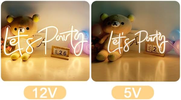 Miniatura 3 de Letrero de neón súper grande de 38 x 15 pulgadas para decoración de fiesta, letrero luminoso regulable para compromiso, despedida de soltera,