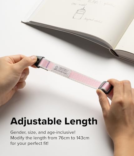 Image of Ringke Shoulder Strap [Dual-Ended Design] Adjustable Crossbody Strap, Anti-Theft Neck Lanyard for iPhone /Galaxy /Pixel Phone Cases, Cameras, etc