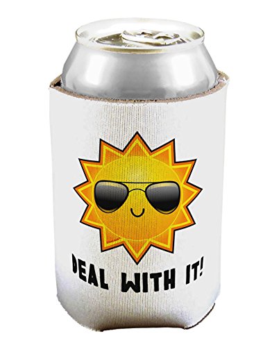 TOOLOUD Deal with It Cute Sun Can/Bottle Insulator Cooler - 2 Pack