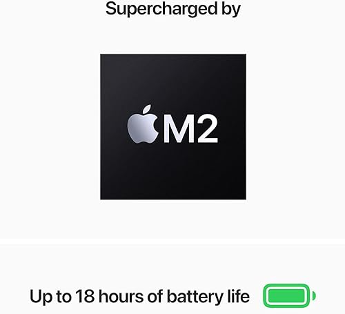 Miniatura 150 de Apple Laptop MacBook Air 2022 con chip M2, 13.6 pulgadas, 8 GB de RAM, 512 GB de almacenamiento SSD, medianoche (renovado)