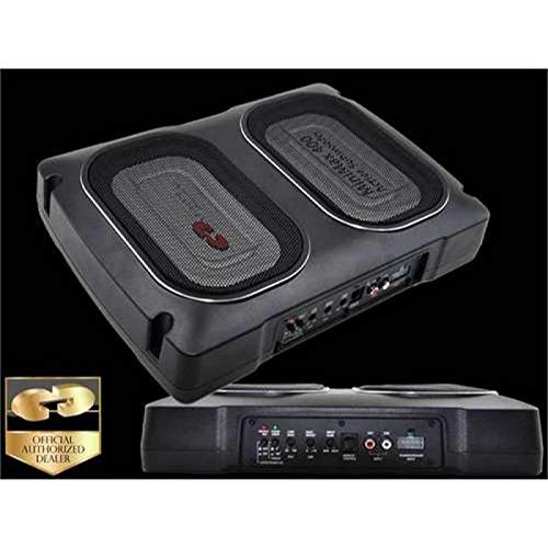 CDT Audio MiniMax-400 Dual 6x9 400W Powered Active Slim Design Subwoofer with Remote 3-in Depth