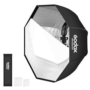 Godox Portable 80cm/31.5″ Umbrella Octagon Softbox Reflector with Carrying Bag for Studio Photo Flash Speedlight