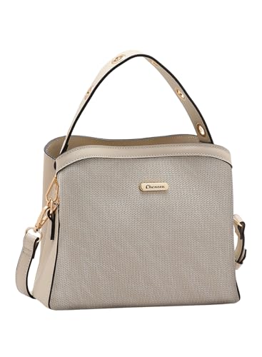 Bolsa Atemporal Chenson - 3 Divisórias - 3 Bolsos - Antifurto - Alça de Mão - Tiracolo Regulável - 3485314