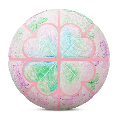 Kuangmi Four-Leaf Clover Basketball, Official Size 7,