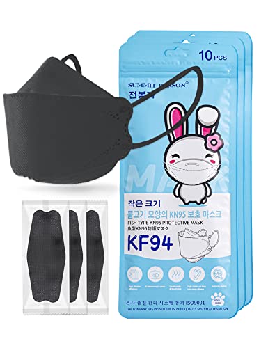 [FunHoom] �q���p�}�X�N KF94 10/20/30/50/100�� �s�D�z�}�X�N �z���C�g �s�D�z4�w�t�B���^�[ �� 3D���� �g���̂ă}�X�N �q���T�C�Y �ʋC�� �����ɂ��� (�q��) (�u���b�N, ���ǂ��p (50��))