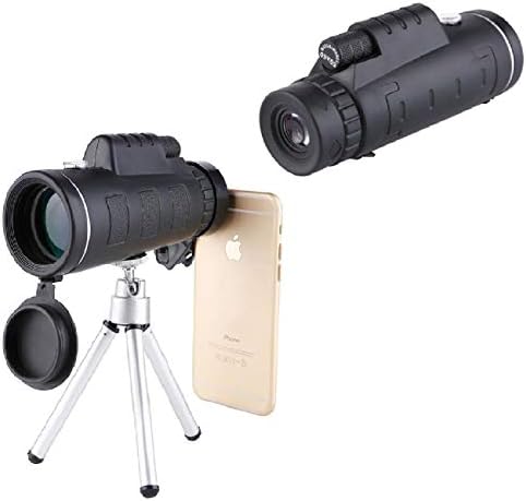 Luxuglow Monocular Telescopes,50X60 High Powered Monocular Scope Zoom Optical HD Lens Telescope BAK4 Prism FMC Len Scope with Phone Adapter and Tripod for Bird Watching/Outdoor/Concert/Travel/Wildlife